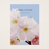 Blush Pink Cherry Blosbezinkspieken Kaart voor mas (Voorkant)