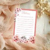 Blush Pink Cherry Blossom Advies voor ouders-to-be Flyer