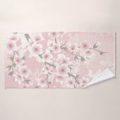 Blush PInk Cherry Blossom Badhanddoek (Badhanddoek)