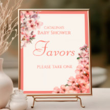 Blush Pink Cherry Blossom Favorieten Teken