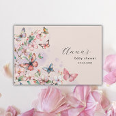 Blush Pink Cherry Blossom Vlinders Naam Gastenboek