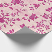 Blush Pink Chinoiserie Decoupage Cadeaupapier (Hoek)