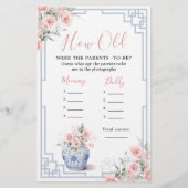 Blush Pink Chinoiserie Ginger Jar Hoe oude ouders (Voorkant)