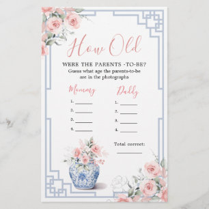 Blush Pink Chinoiserie Ginger Jar Hoe oude ouders