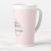 Blush Pink Christmas Ornament Koffie Mok (Rechterhoek)