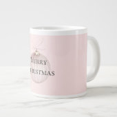 Blush Pink Christmas Ornament Koffie Mok (Voorkant rechts)