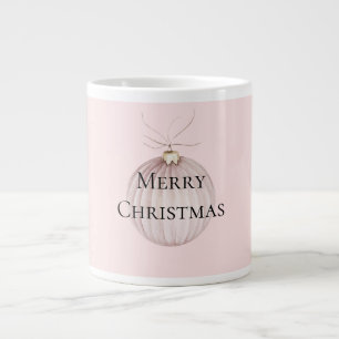 Blush Pink Christmas Ornament Koffie Mok
