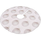 Blush Pink Christmas Ornament Koffie Mok Kerstboom Rok (Gekanteld)