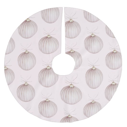 Blush Pink Christmas Ornament Koffie Mok Kerstboom Rok (Voorkant)