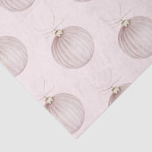 Blush Pink Christmas Ornament Koffie Mok Tissuepapier (Detail)