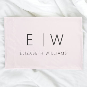 Blush Pink Classic Elegant Modern Minimalist Kussensloop