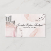 Blush Pink Classy Perfume Essential Oils Visitekaartje (Voorkant)