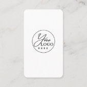 Blush Pink Connect met Amerikaanse sociale media Q Visitekaartje (Achterkant)