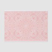 Blush Pink Cowgirl Bandana Tissuepapier (Voorkant)