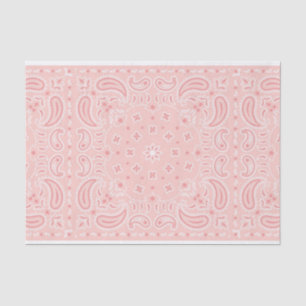 Blush Pink Cowgirl Bandana Tissuepapier