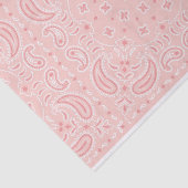 Blush Pink Cowgirl Bandana Tissuepapier (Detail)