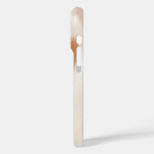 Blush Pink Cowgirl Koeienhuid monogram Case-Mate iPhone Case (Achterkant / Links)