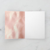 Blush Pink Cream Wit Bruin Koeienhuid Kaart (Binnen)