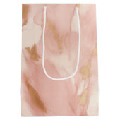 Blush Pink Cream Wit Goud Koeienhuid Medium Cadeauzakje (Achterkant)