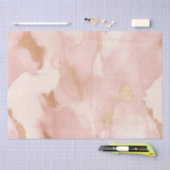 Blush Pink Cream Wit Goud Koeienhuid Tissuepapier (Craft)