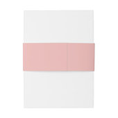 Blush Pink Crest Monogram Weddenschap Uitnodigingen Wikkel (Achterkant Voorbeeld)