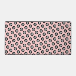 Blush Pink Custom Business Logo Pattern Bureaumat
