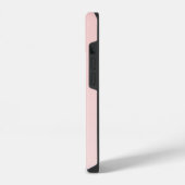 Blush Pink Custom Monogram Naam iPhone Hoesje (Linkerkant)