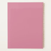 Blush Pink Custom Name Notebook – Sweet & Soft Planner (Achterkant)