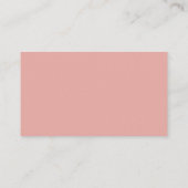 Blush Pink Daisy Floral Baby Shower Registry Informatiekaartje (Achterkant)