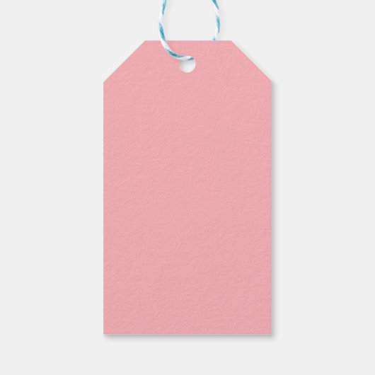 Blush Pink Dank u bruiloft Cadeaulabel (Achterkant)