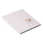 Blush Pink Dog Mom Bag Notitieblok (Schuin)