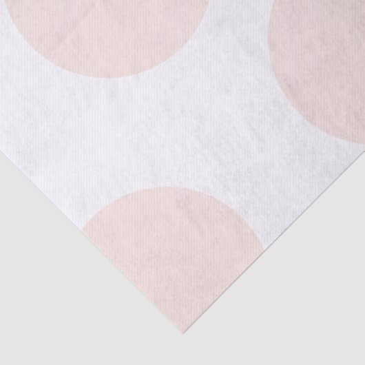 Blush Pink Dot Tissue Paper Tissuepapier (Detail)