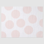 Blush Pink Dot Tissue Paper Tissuepapier (Voorkant)