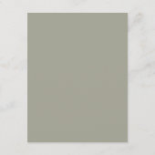 Blush Pink Dusty Sage Green Wedding Enclosure Kaar Informatiekaartje (Achterkant)