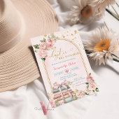 Blush Pink Een nieuwe Chapter Baby shower Invitati Kaart