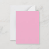 Blush Pink  Elegant Gold Wedding Invitation , Whit Notitiekaartje (Achterkant)