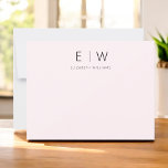 Blush Pink Elegant Modern Minimalist Dank u<br><div class="desc">Uitdrukkelijke dankbaarheid met stijl met behulp van onze Classic Elegant Modern Minimalist Monogram Dankkaarten. Deze zorgvuldig ontworpen kaarten combineren tijdloze verfijning naadloos met hedendaags minimalisme, waardoor ze de perfecte keuze zijn om uw waardering over te brengen. Deze bedankkaarten zijn vervaardigd met precisie en aandacht voor detail en zijn meer dan...</div>