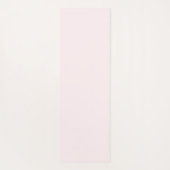 Blush Pink Elegant Modern Minimalistisch Monogram  Yogamat (Achterkant)