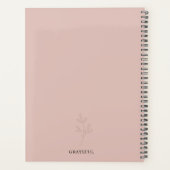 Blush Pink Elegant Planner (Achterkant)
