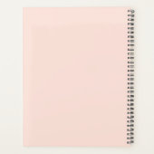 Blush Pink Elegant Script 2024 Planner (Achterkant)