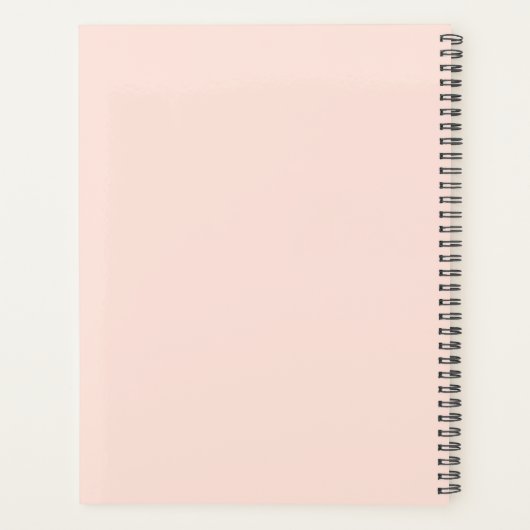 Blush Pink Elegant Script 2024 Planner (Achterkant)