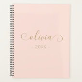 Blush Pink Elegant Script 2024 Planner (Voorkant)