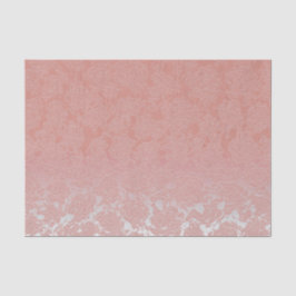 Blush Pink Elegant Succulent Pattern Decoupage Tissuepapier