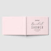 Blush Pink Elegant Vrijgezellenfeest Gastenboek (Volledig)