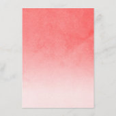 Blush Pink Elegant Wedding Details Informatiekaartje (Achterkant)