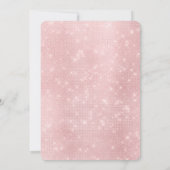 Blush Pink en Bourgogne eerste verjaardag Kaart (Achterkant)