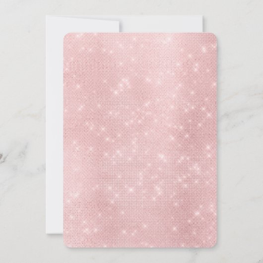 Blush Pink en Bourgogne eerste verjaardag Kaart (Achterkant)