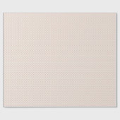 Blush Pink en Crème Flared Square Wrapping Paper Cadeaupapier (Vlak)