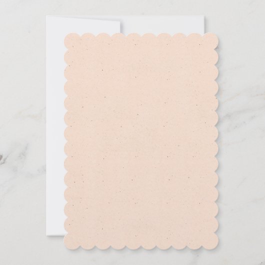 Blush Pink en een eenpersoons Daisy Kaart (Achterkant)