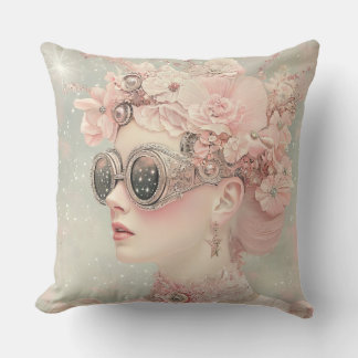 Blush Pink Fantasy Woman Kussen